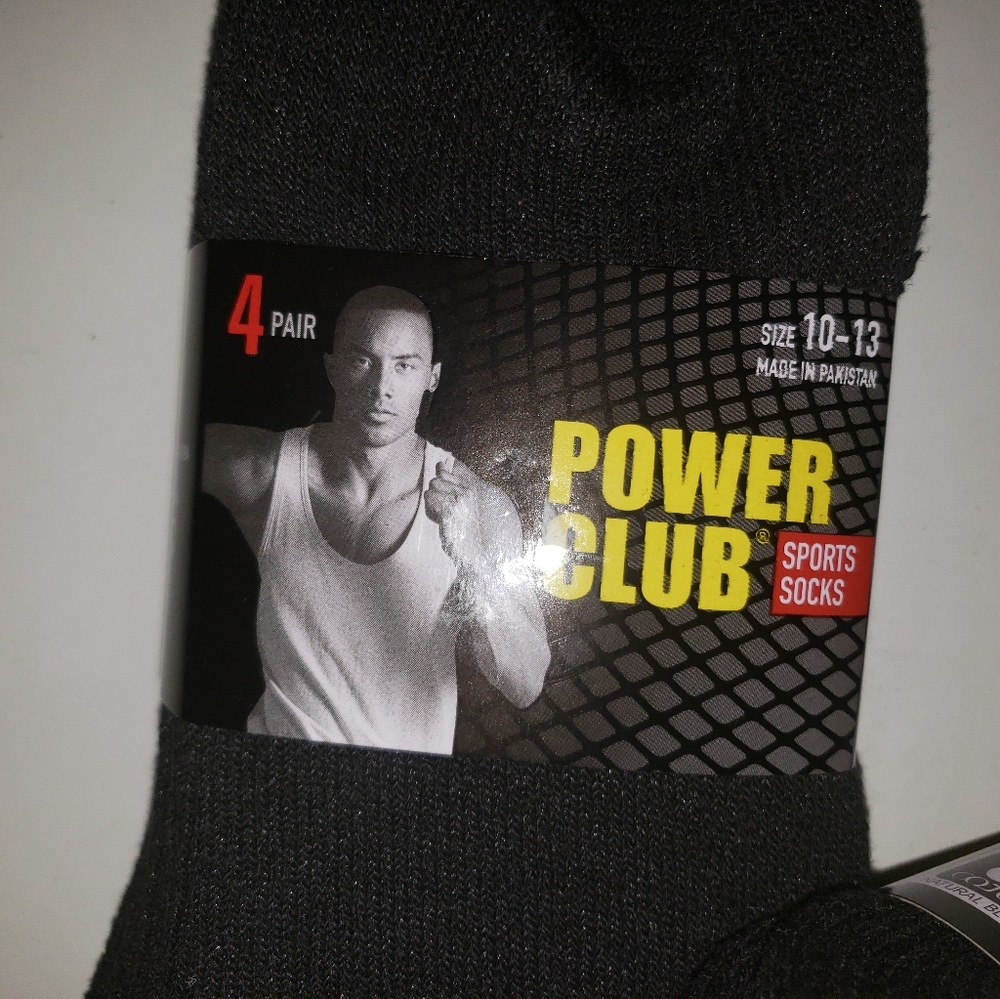 Power Club No Show Cut Socks Black
